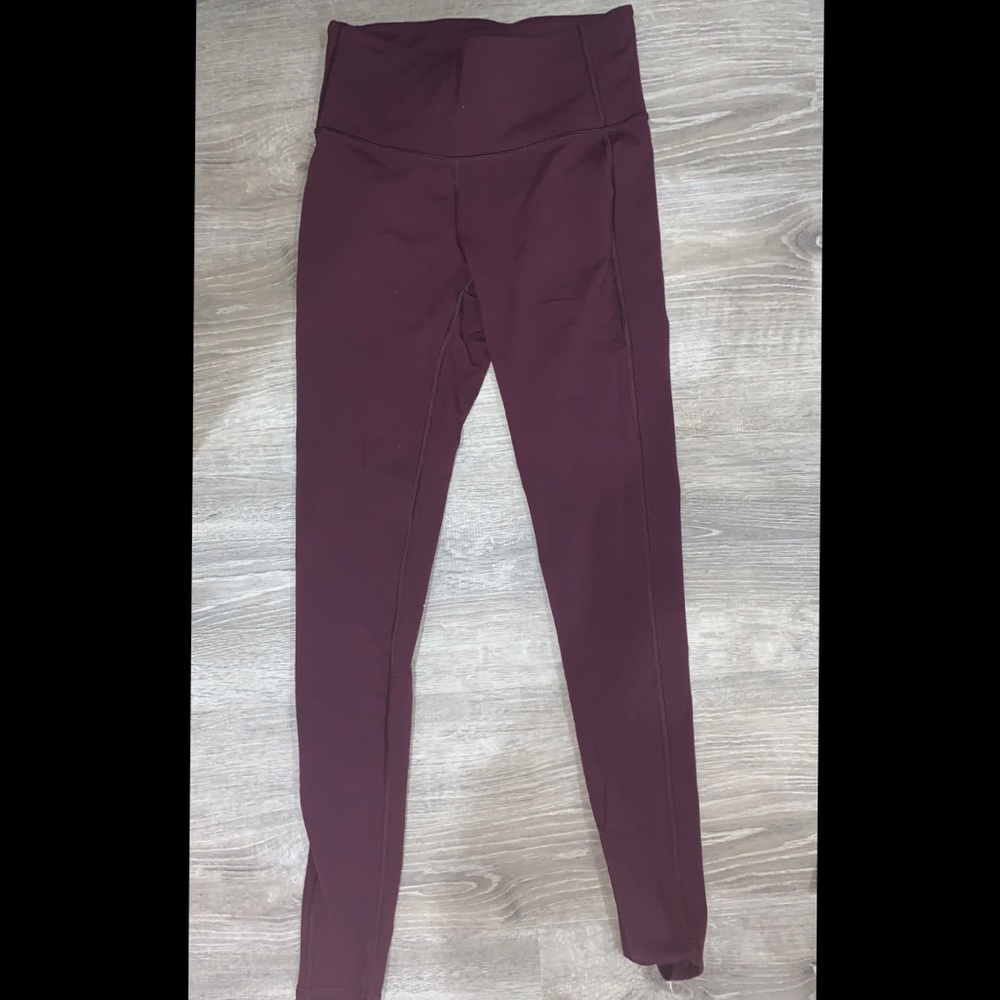 Athleta Maroon leggings